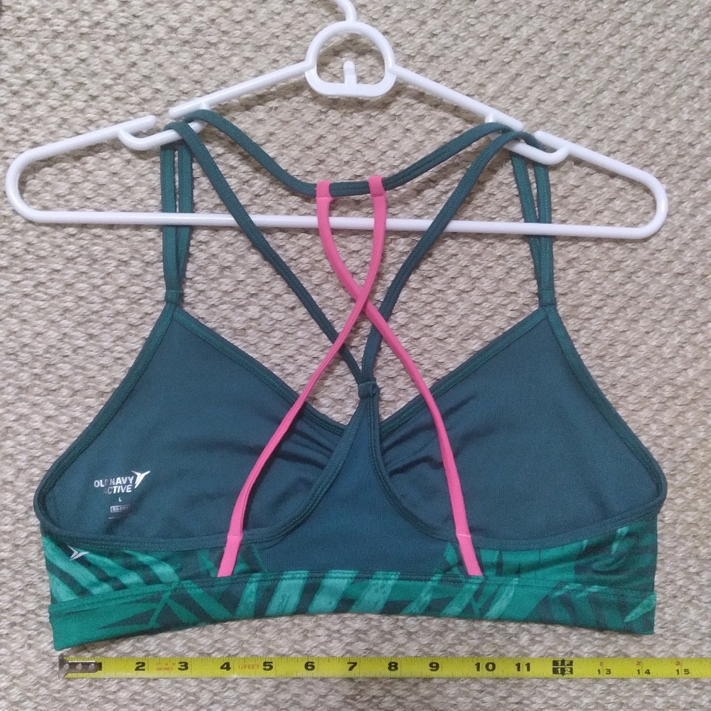 Old Navy Contrasting Strappy Sports Bra VGUC! - Picture 7 of 7